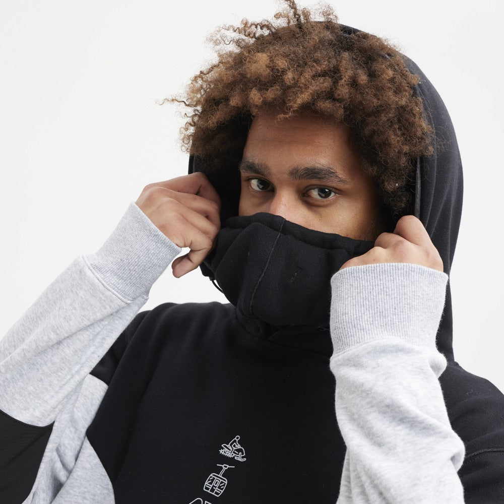 Sudadera Hydroponic DH Support Black/Heather Grey