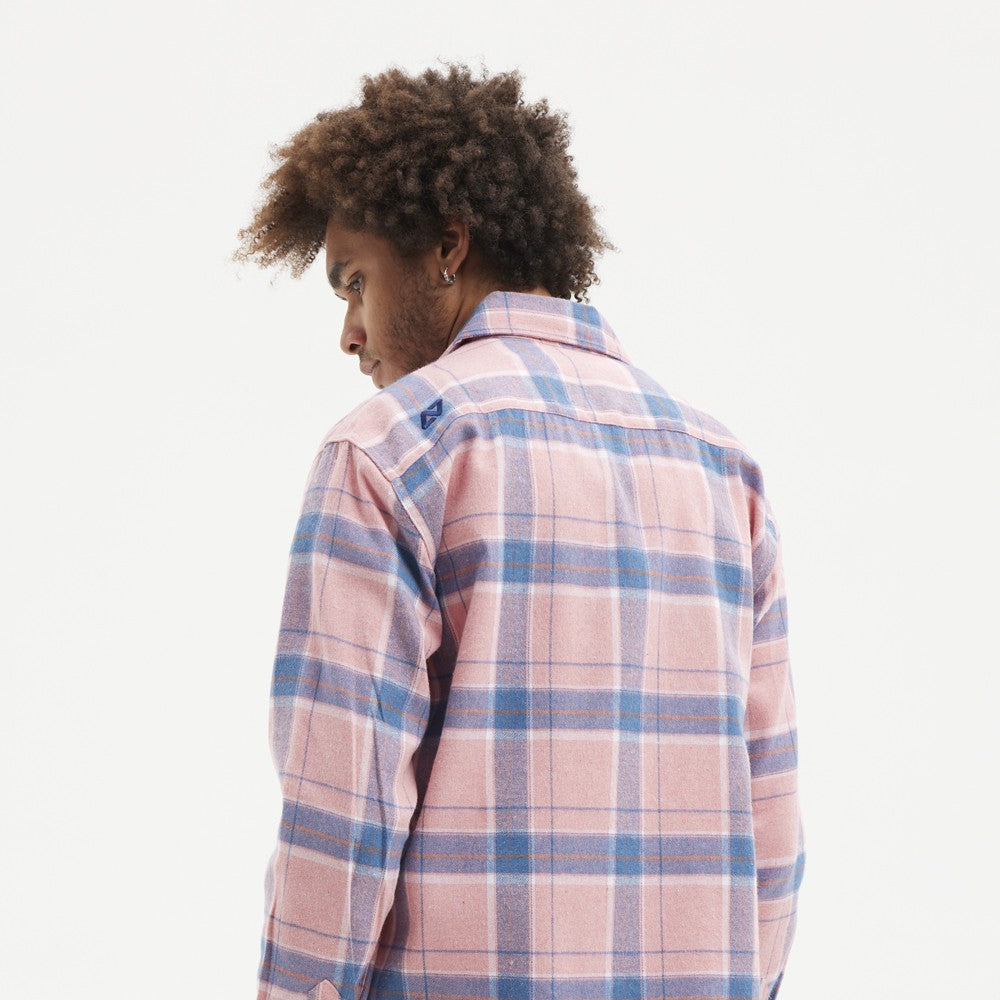 Camisa Hydroponic Flamingo Pink Check