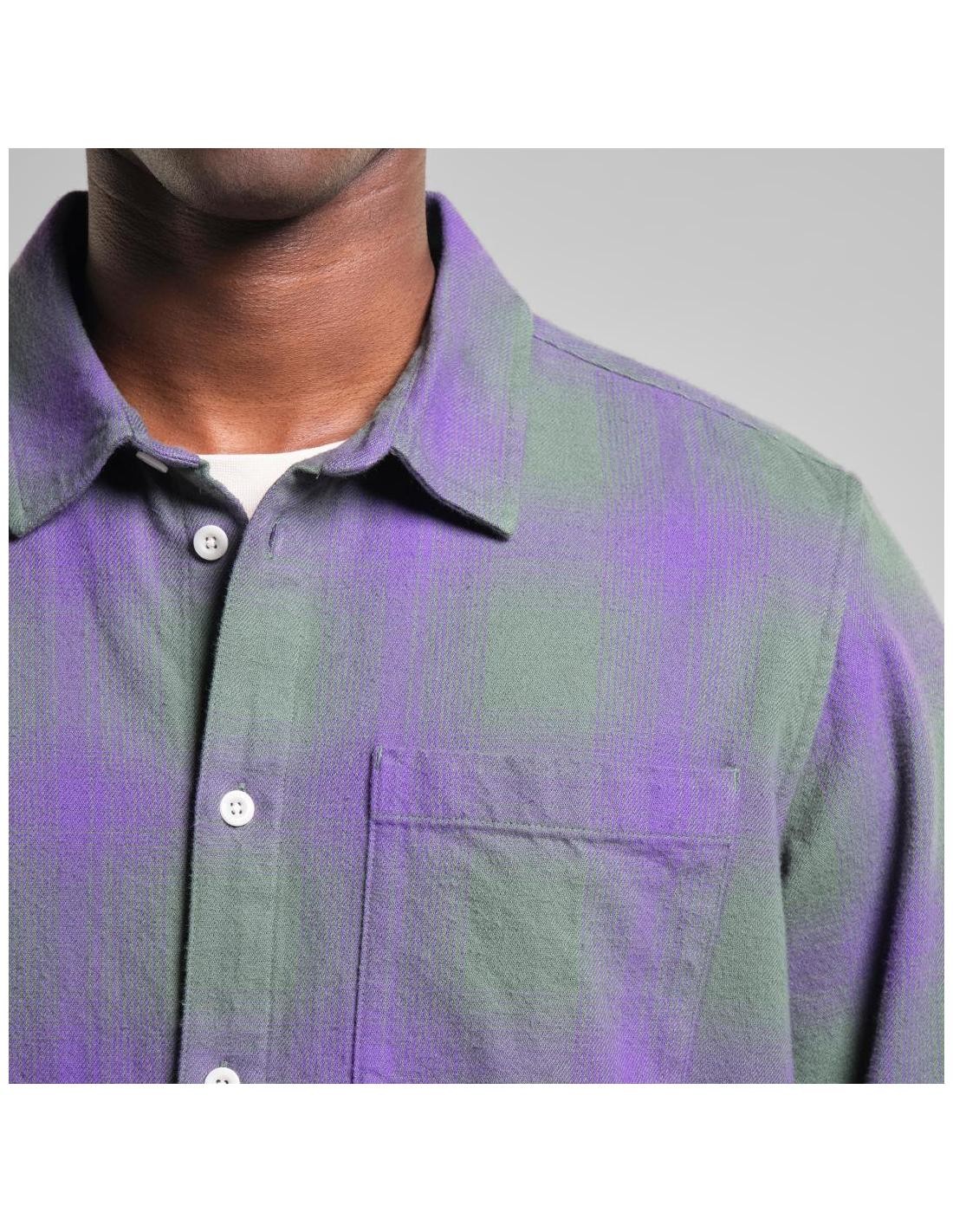 Camisa Dedicated Rute Flannel Shadow Check Purple