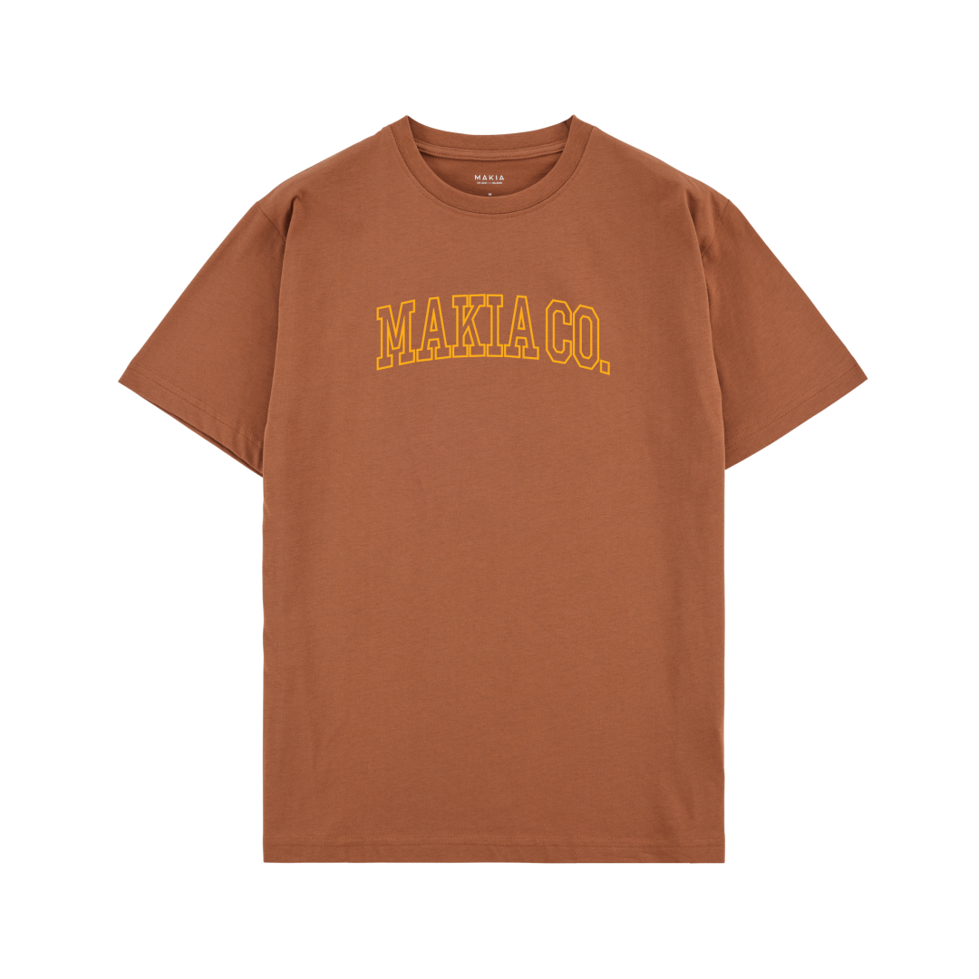 Camiseta Makia Nord Sepia