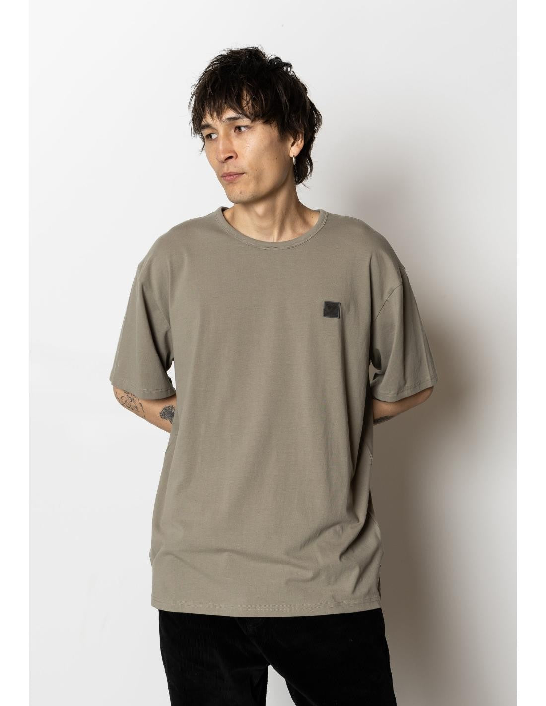 Camiseta Fat Moose Cave organic Grey Green