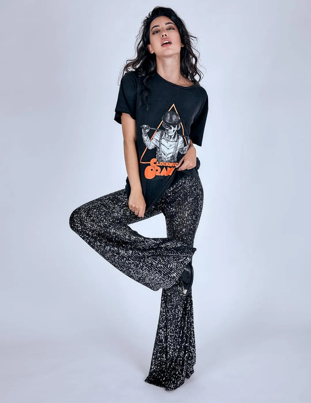 Camiseta Le Crane Orange Black