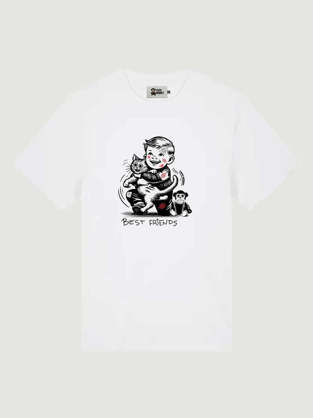 Camiseta Loco Monky Best Friends