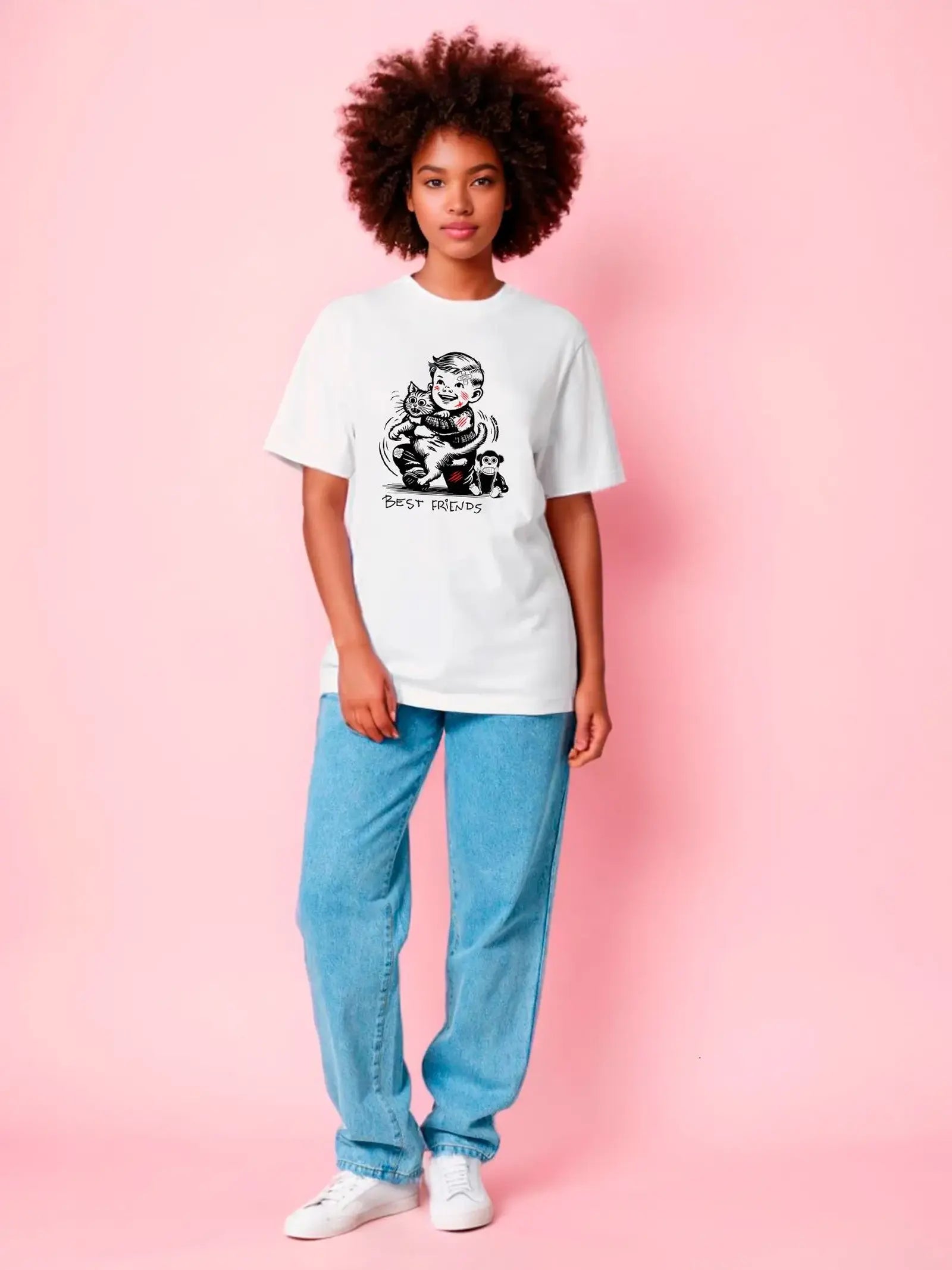Camiseta Loco Monky Best Friends