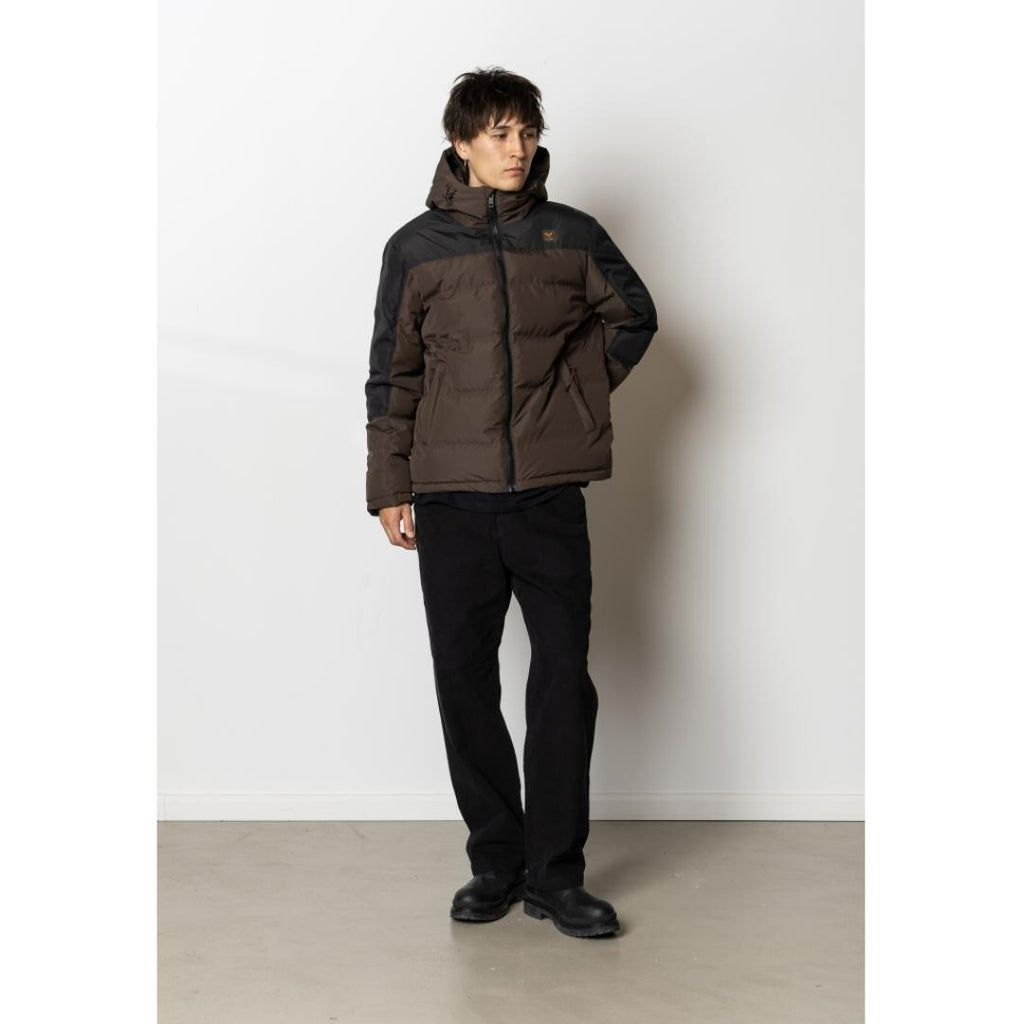 Puffer Fat Moose Birk Block Negro y Marron