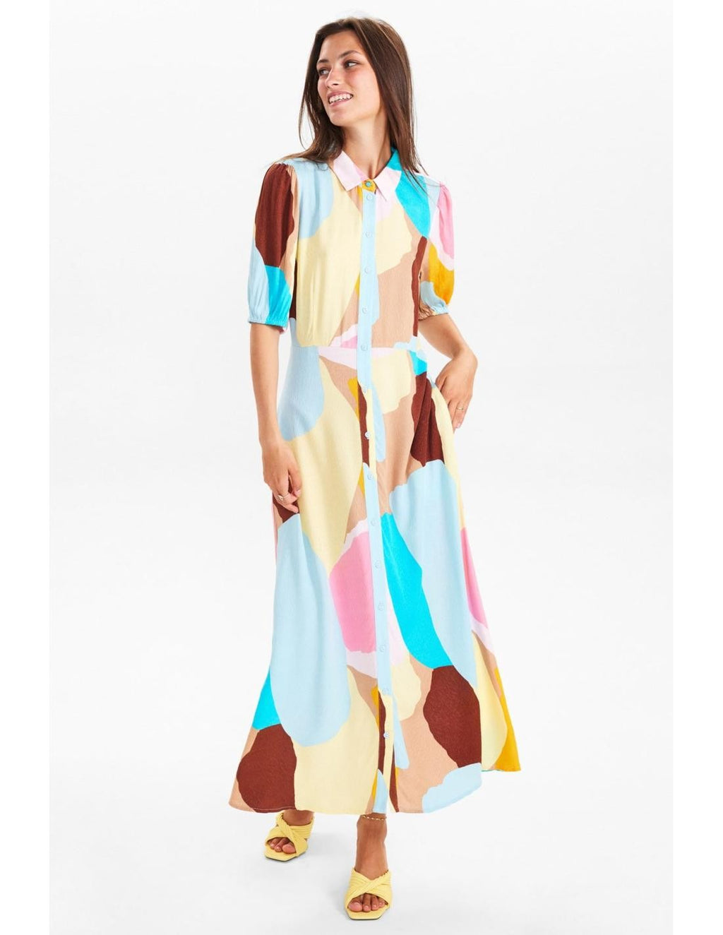 Vestido Nümph Nuziggie Sara Dress Crystal Blue