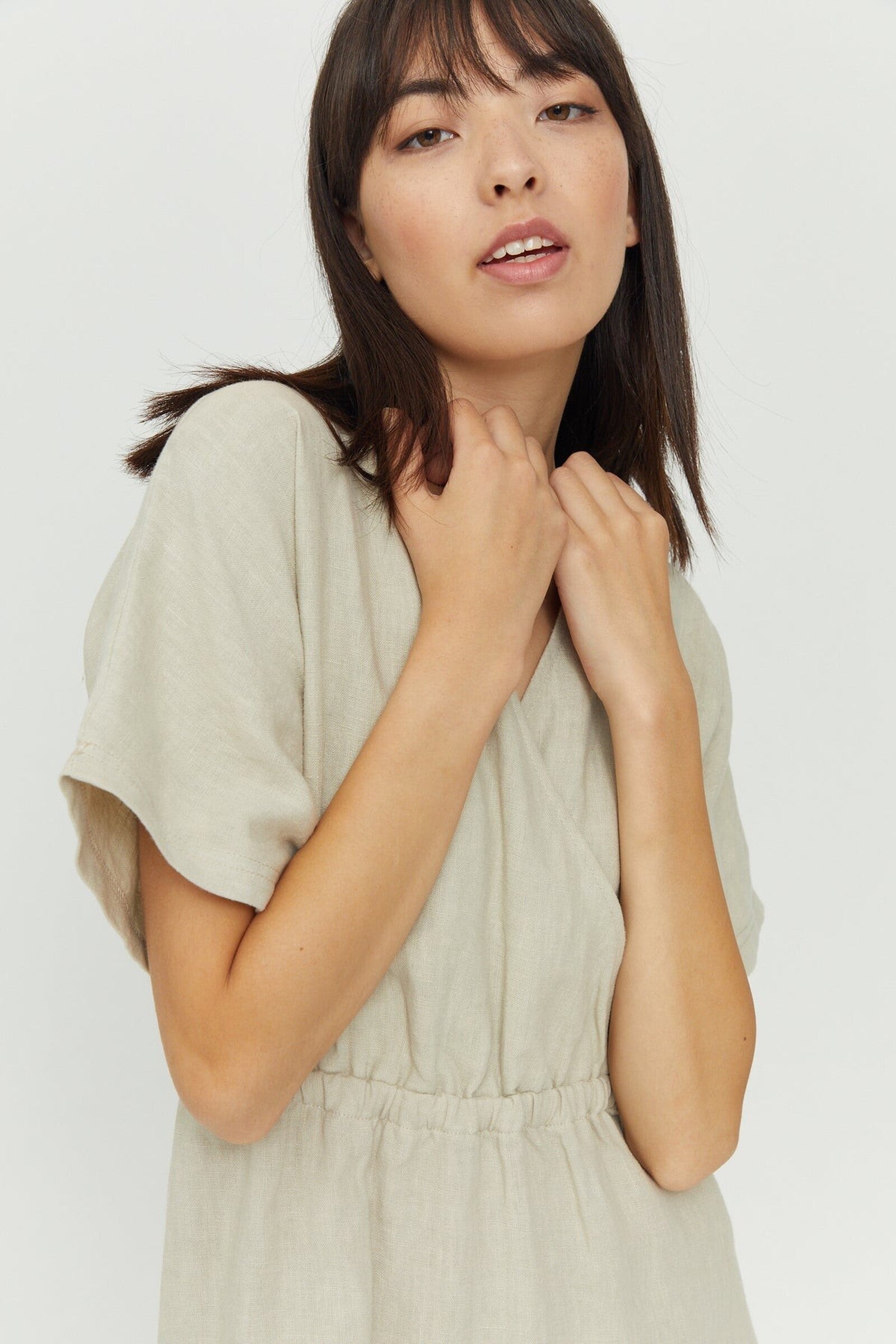 Vestido Mazine Benua Eggshell