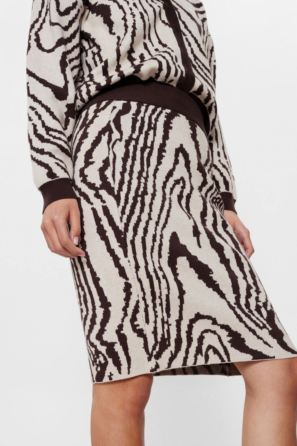 Falda Nümph Nuwoody Chicory Coffee