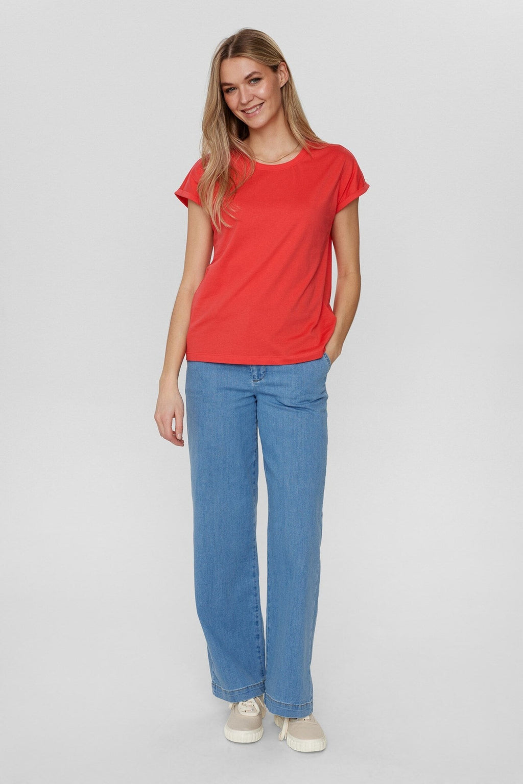 Camiseta Nümph Nubeverly Teaberry