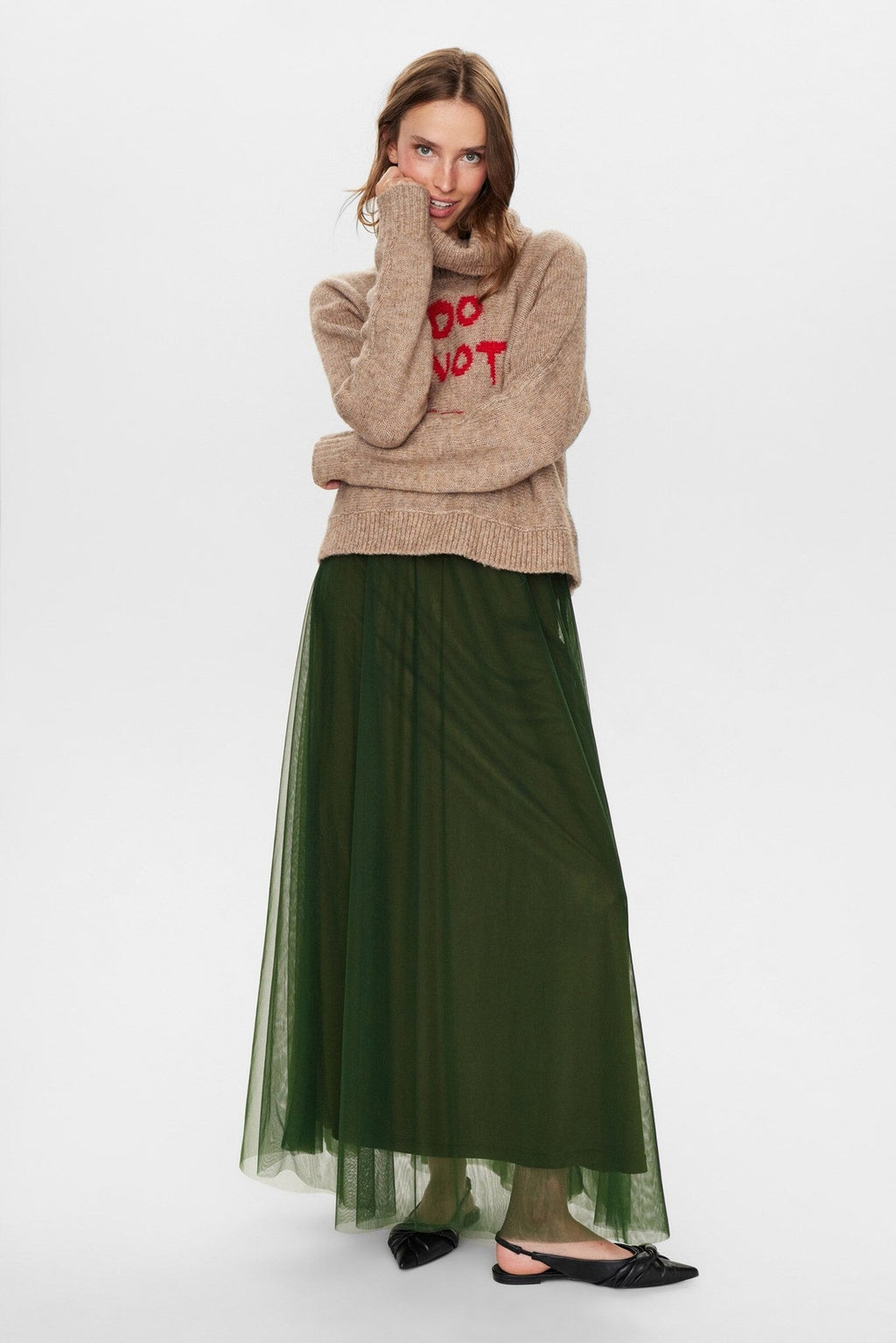 Jersey Nümph Nuuma Jaquard Pullover Tigers Eye