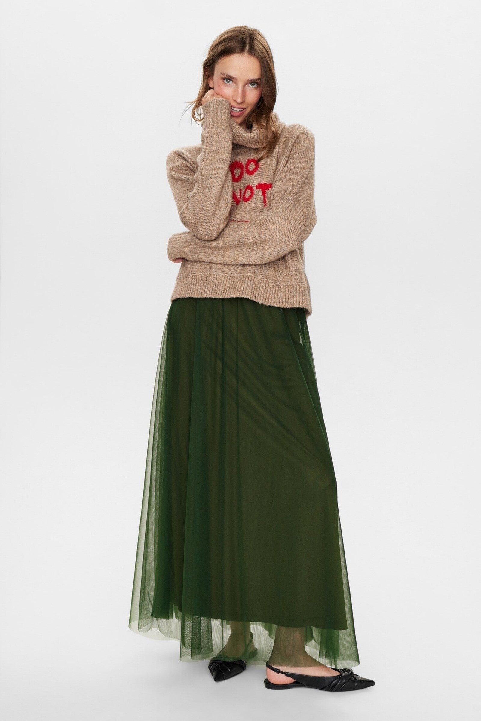 Jersey Nümph Nuuma Jaquard Pullover Tigers Eye