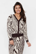 Cardigan Nümph Nuwoody Chicory Coffee