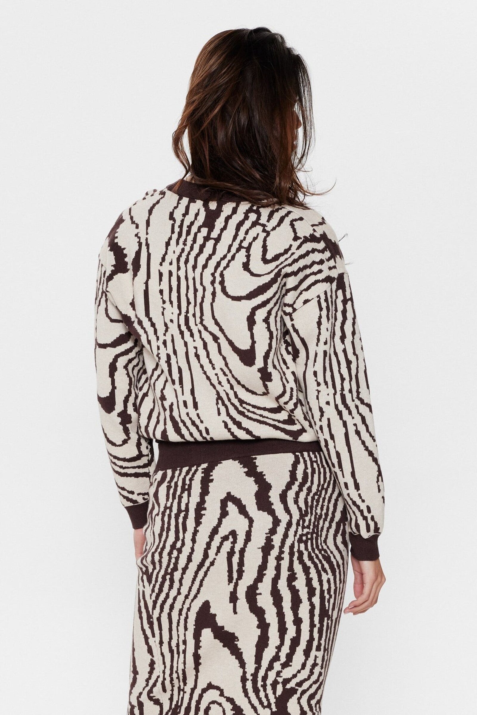 Cardigan Nümph Nuwoody Chicory Coffee