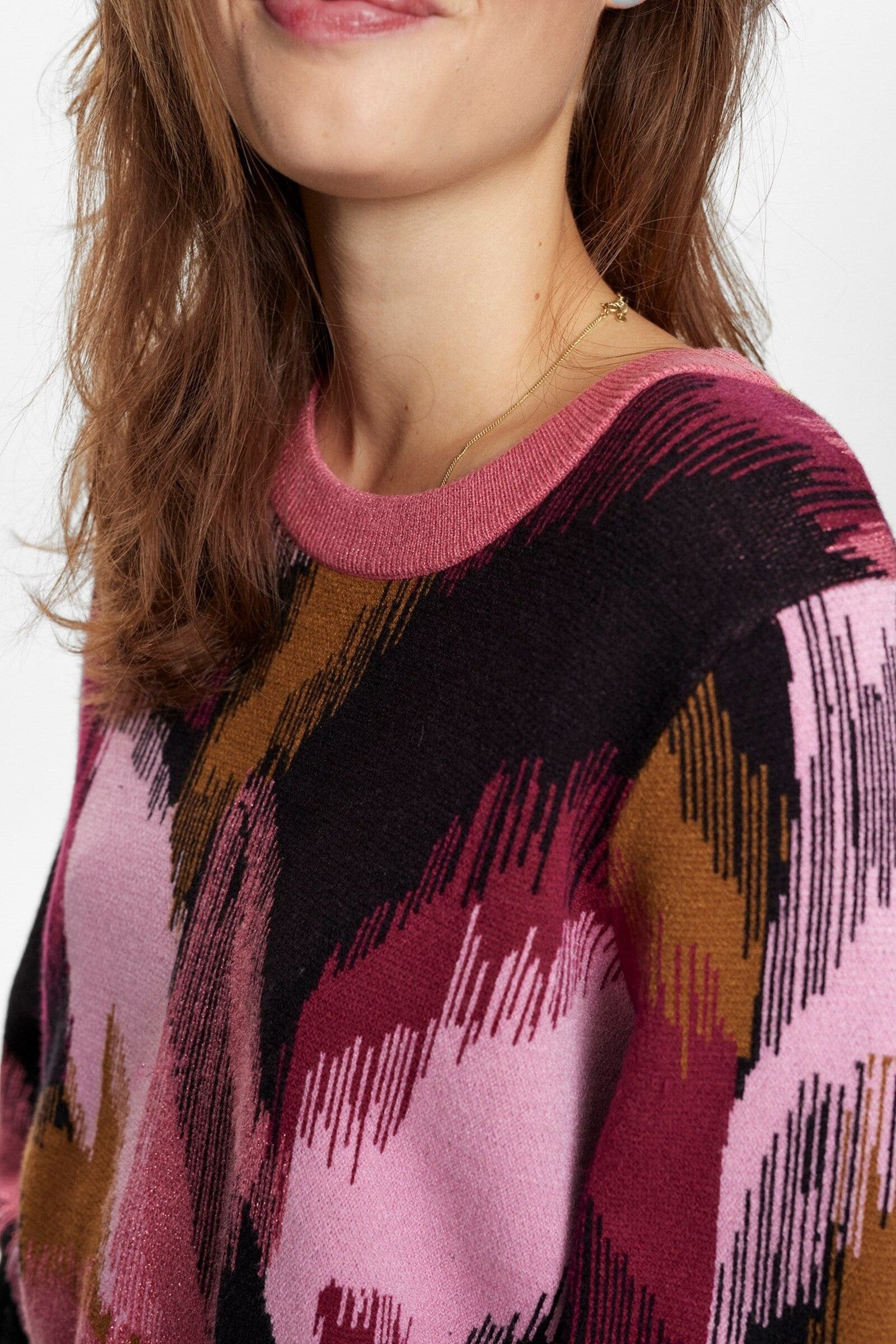 Jersey Nümph Nuleavy Pullover Camellia Rose