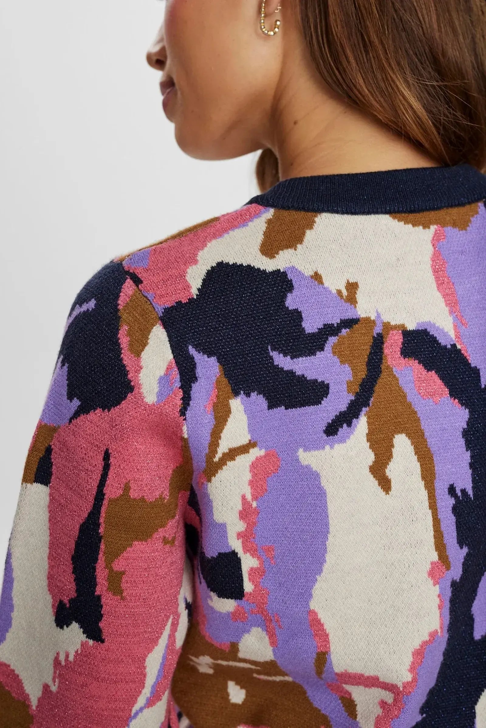 Jersey Nümph Nuconelle Pullover Paisley Purple