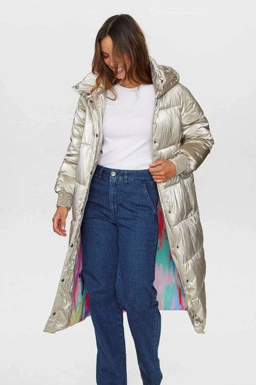 Abrigo Nümph Nukaro Champagne - Roundtrip