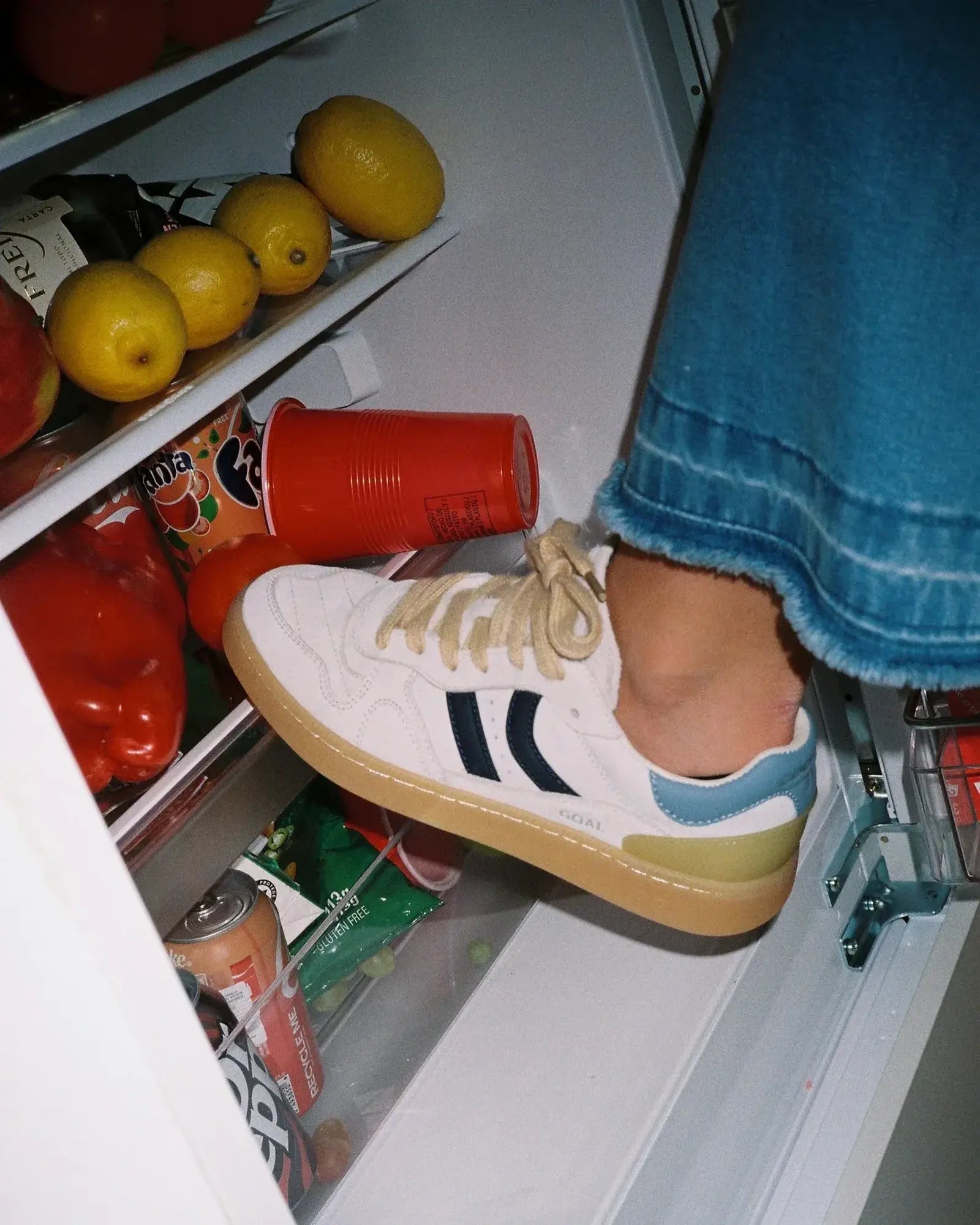 Coolway Goal Smokey White, Zapatillas Hombre