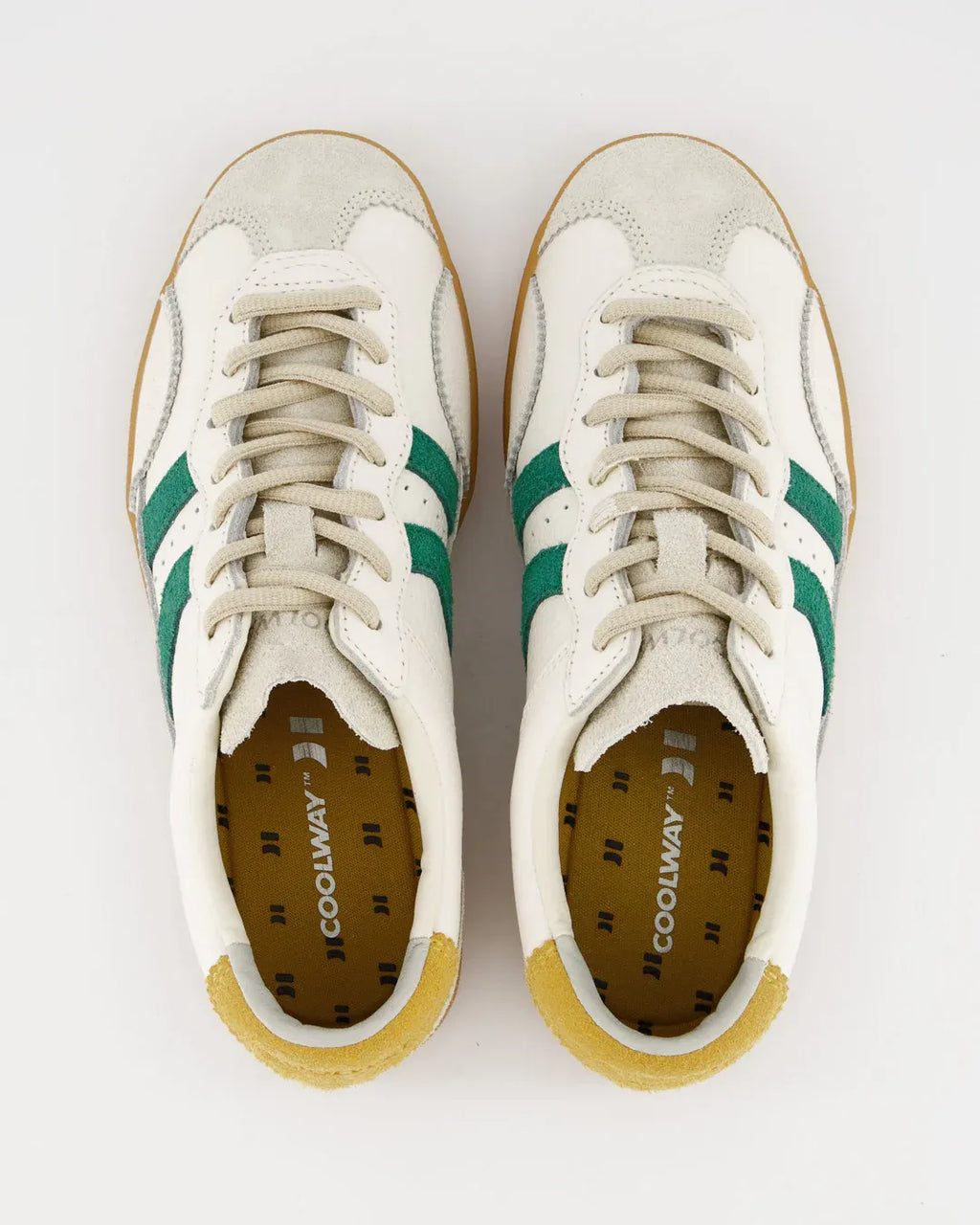 Coolway Kizuna White Leather, Zapatillas Mujer