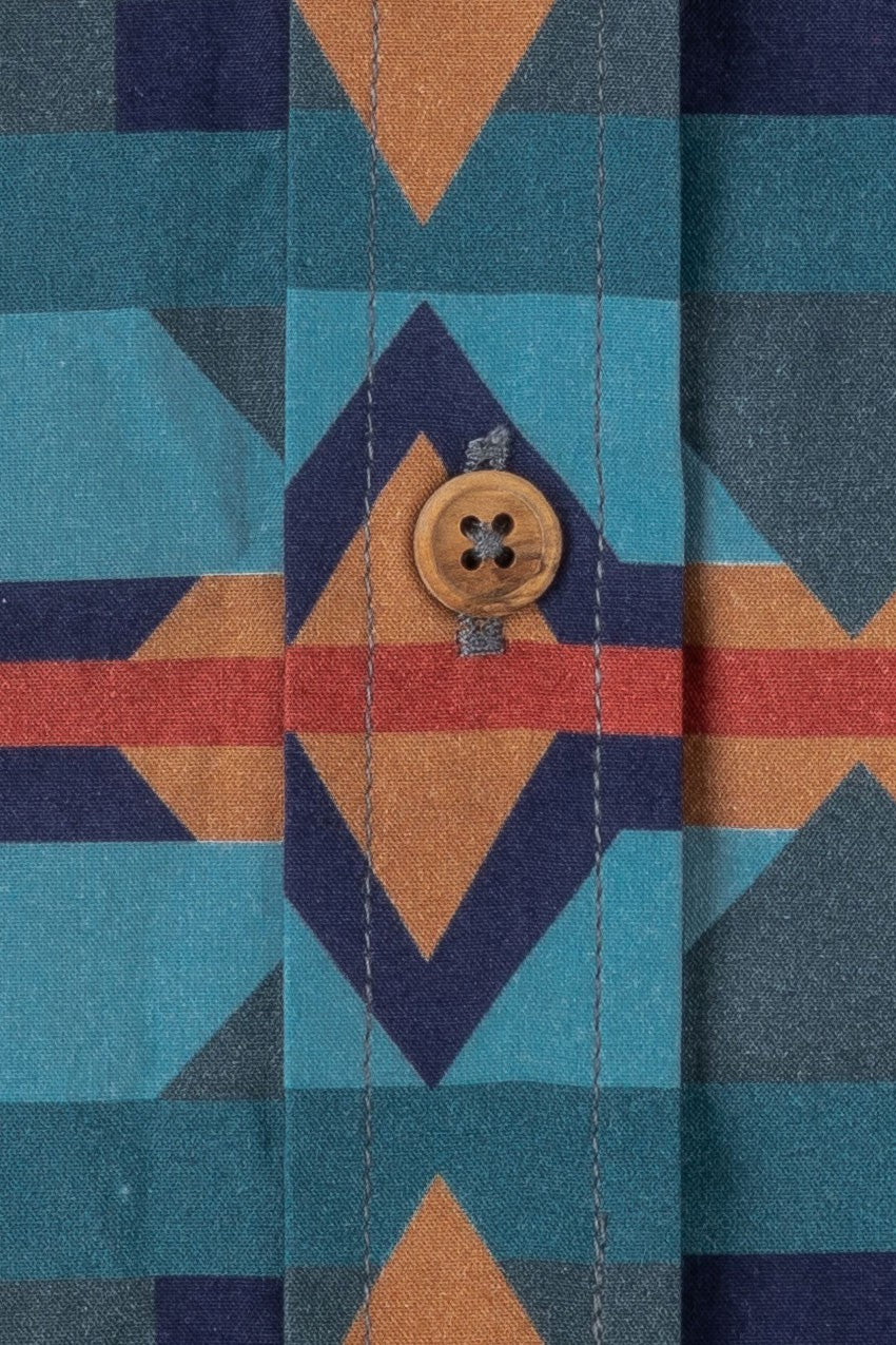 Camisa Tiwel Tribal Green Milieu