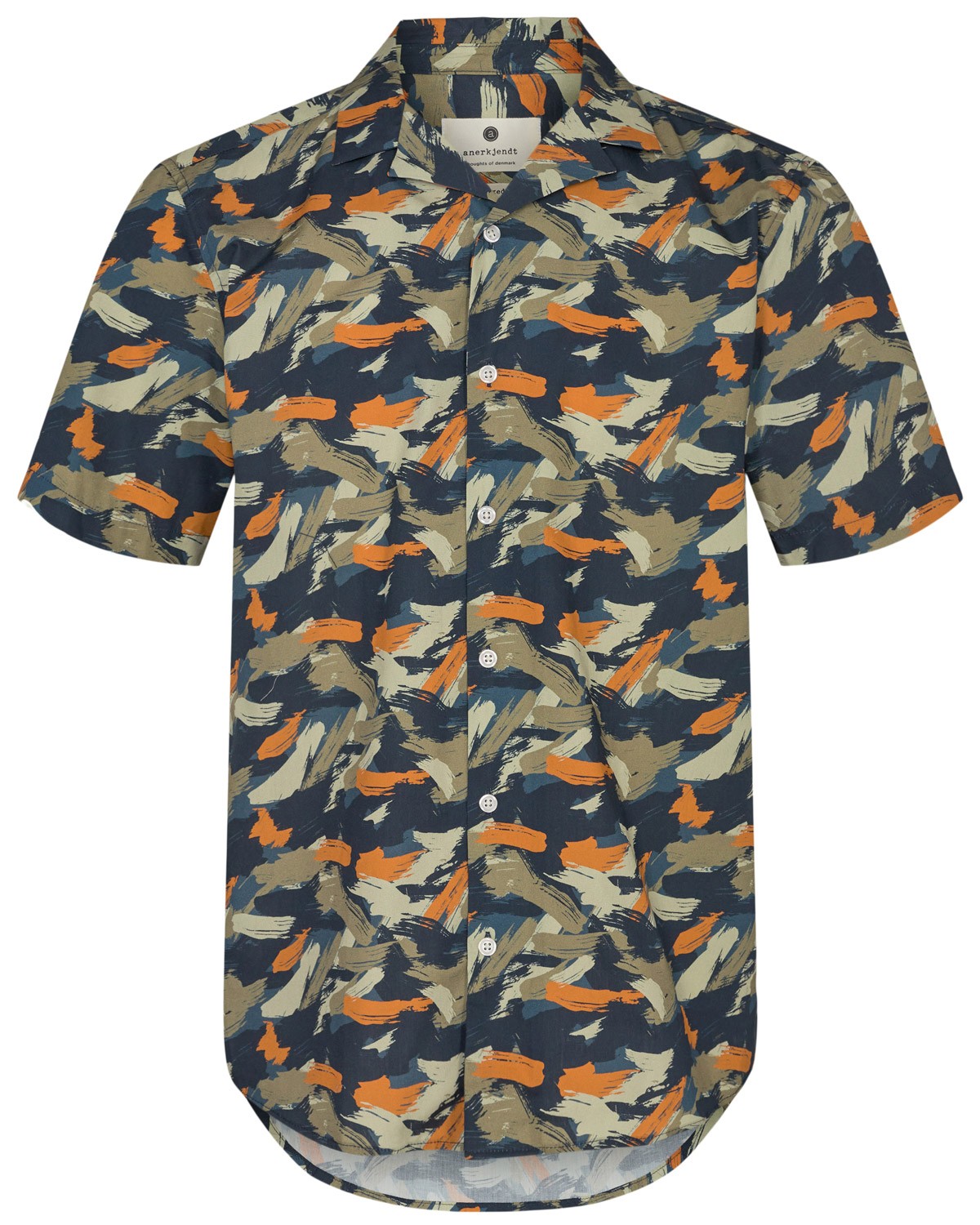 Camisa Anerkjendt Akleo Poplin Red orange