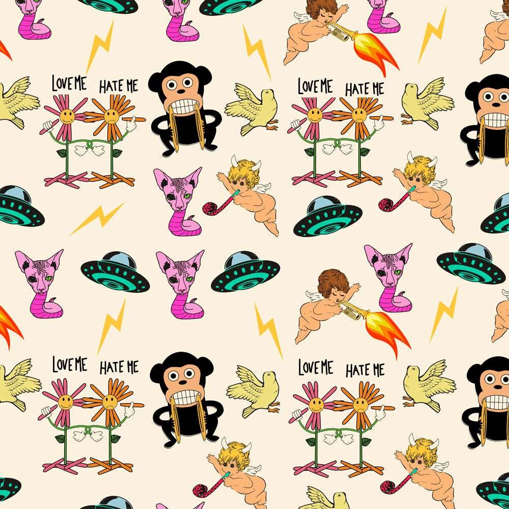 Camisa Loco Monky Puro Loco Old White