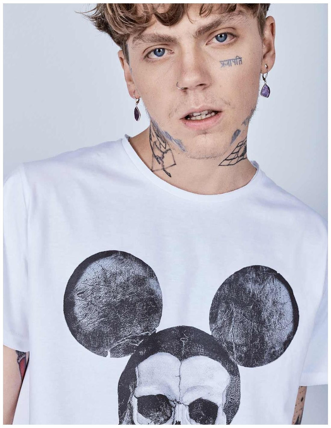 Camiseta Le Crane Mouse White