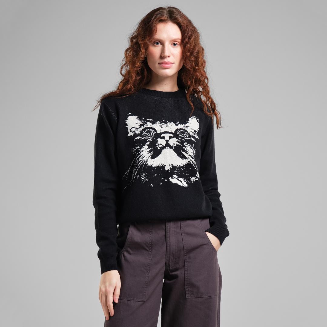 Jersey Dedicated Arendal Psychedelic Cat Black