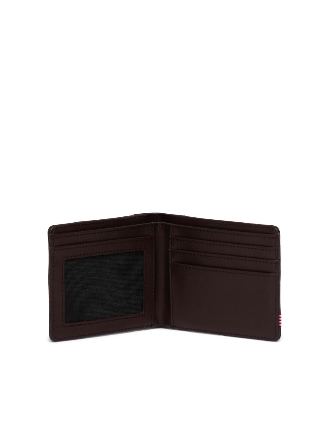 Cartera Herschel Hank RFID Ivy Green/Chicory Coffee