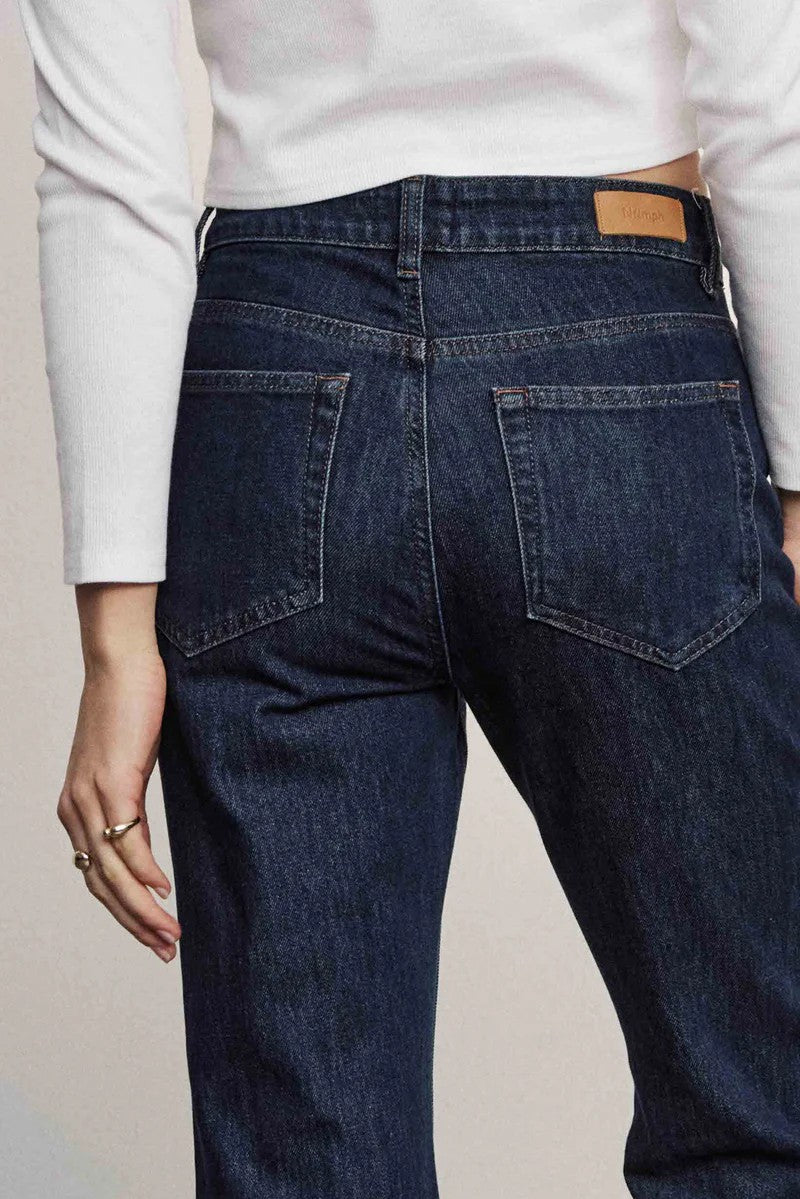 Pantalones Nümph Nulondon Jeans Long Dark Blue Denim