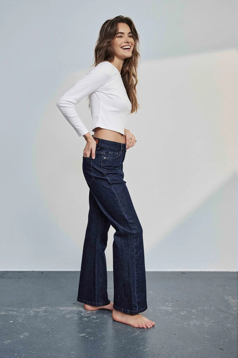 Pantalones Nümph Nulondon Jeans Short Dark Blue Denim