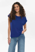 Camiseta Nümph Nulizy Top Blue Print - Roundtrip