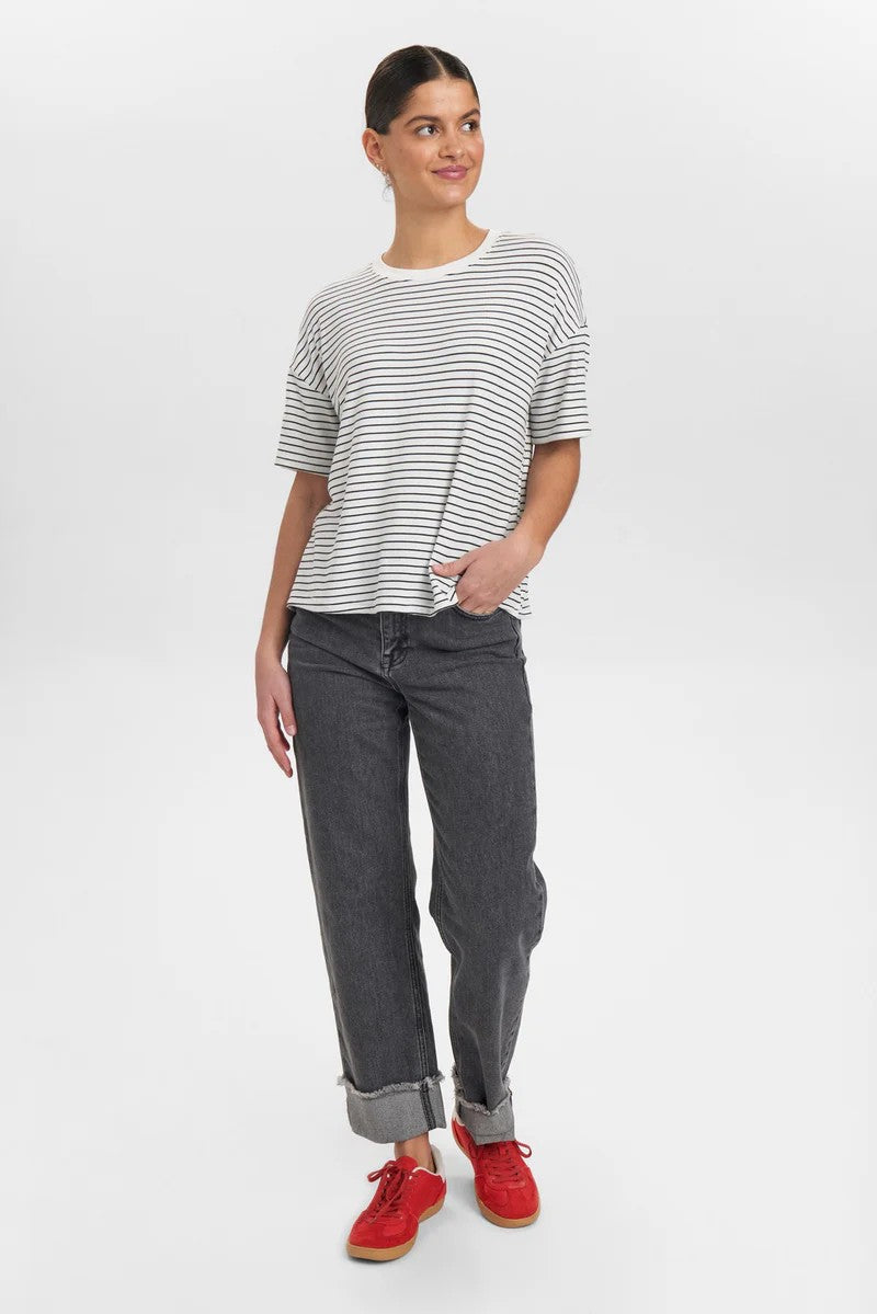 Camiseta Nümph Nubriery T-Shirt Cloud Dancer