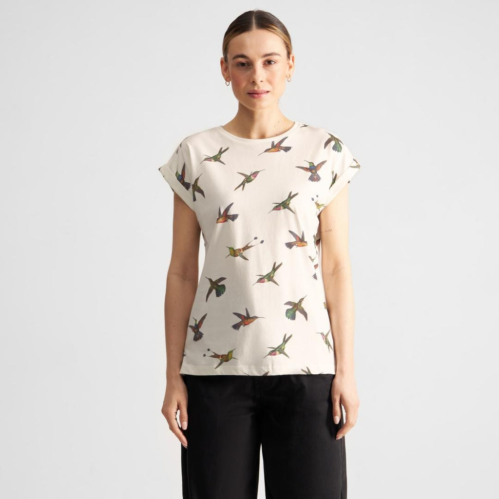 Camiseta Dedicated Visby Hummingbirds Off White