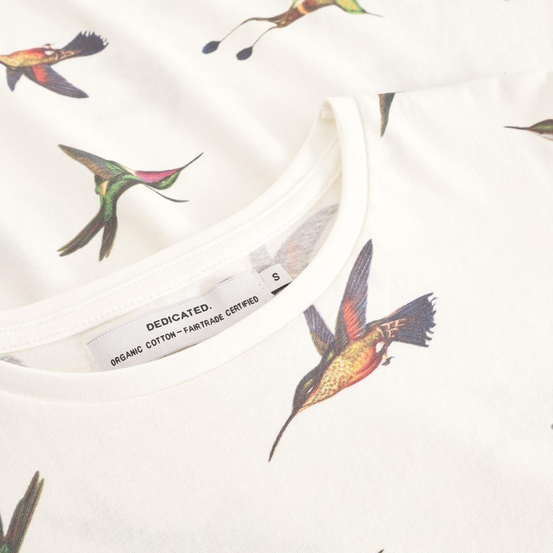 Camiseta Dedicated Visby Hummingbirds Off White