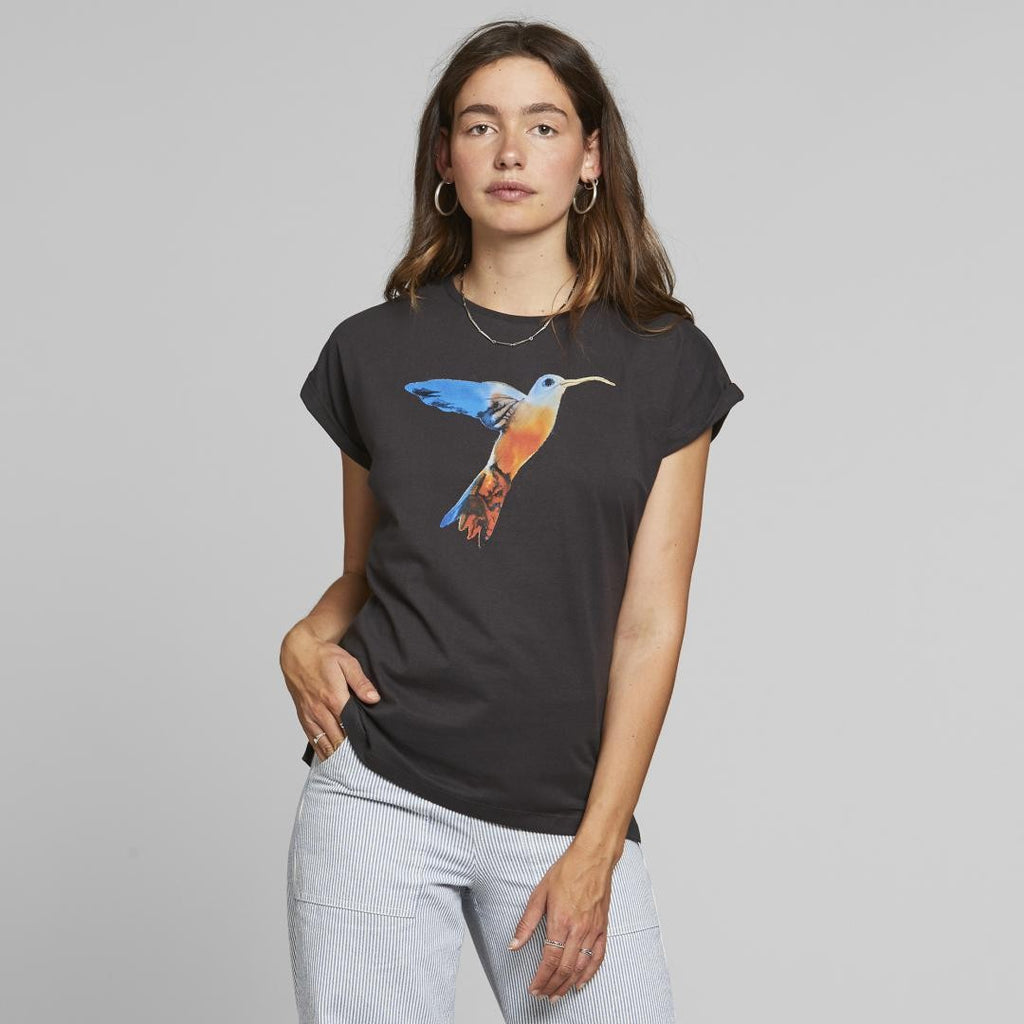 Camiseta Dedicated Visby Painted Hummingbird Charcoal