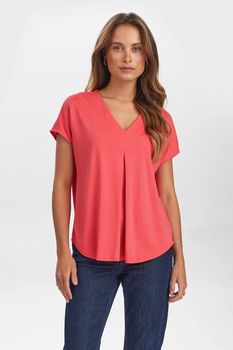 Blusa Nümph Nutilia Blouse Geranium