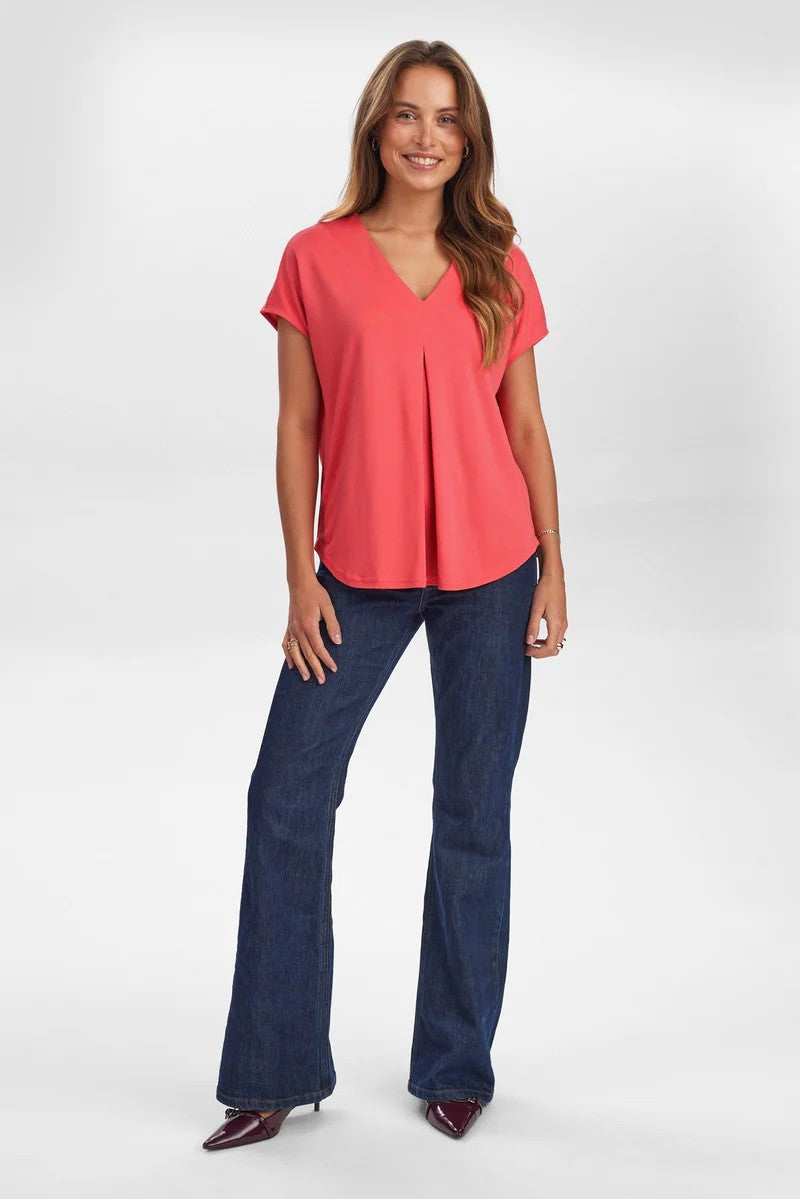 Blusa Nümph Nutilia Blouse Geranium