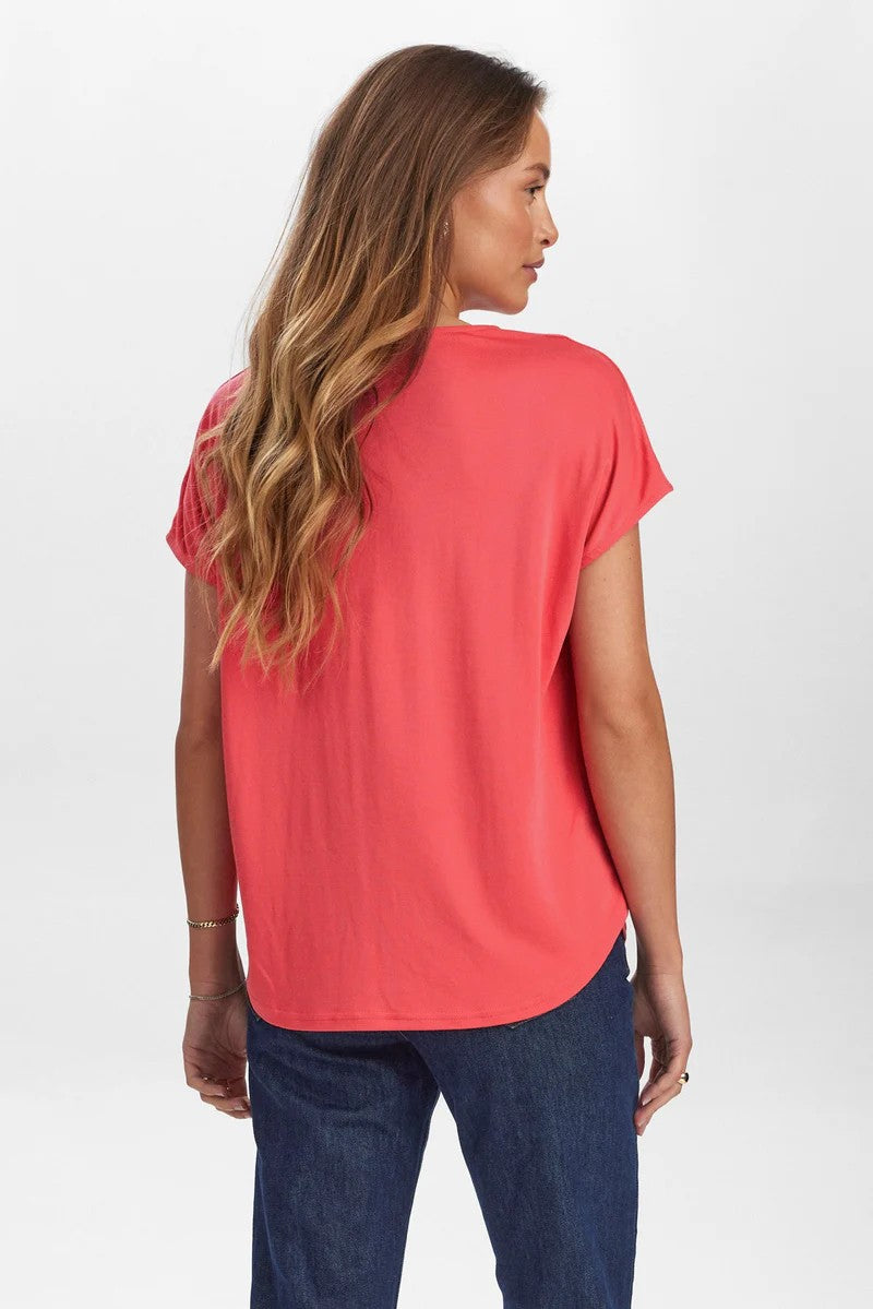 Blusa Nümph Nutilia Blouse Geranium