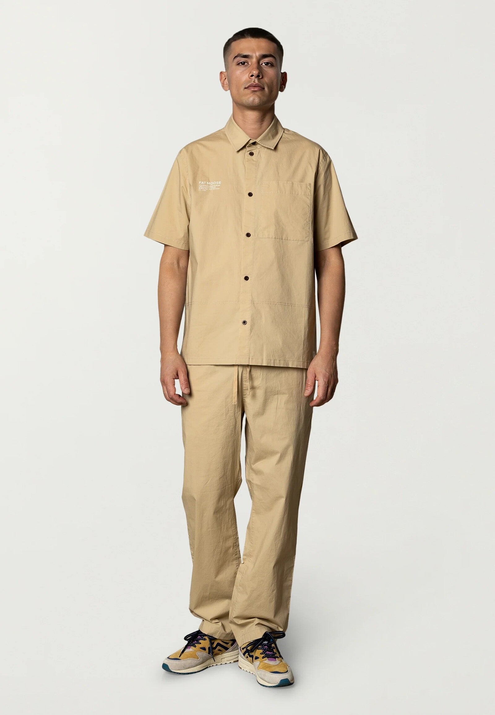 Pantalones Fat Moose Evan pants Khaki