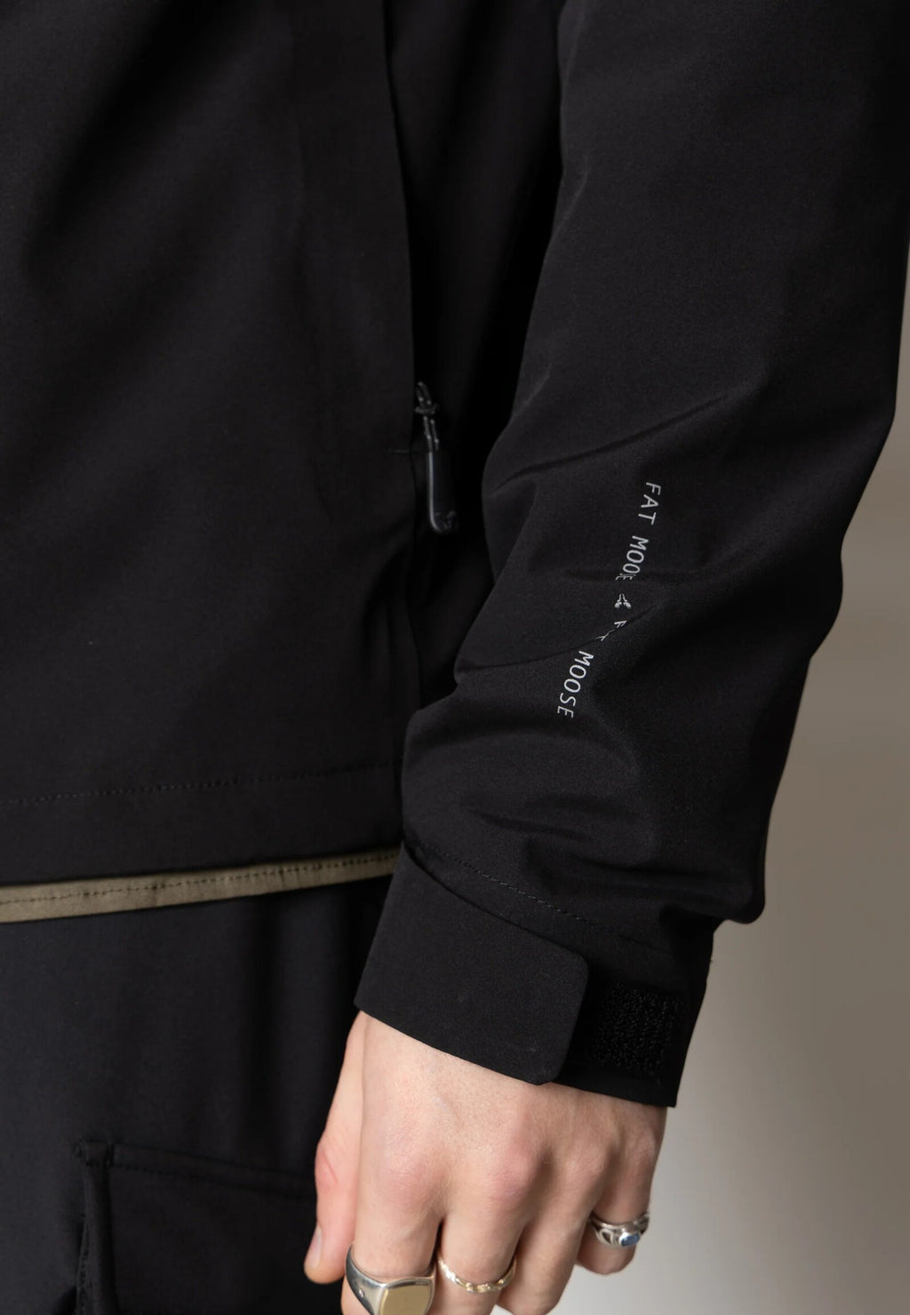 Chaqueta Fat Moose Sky Shell Jacket Black