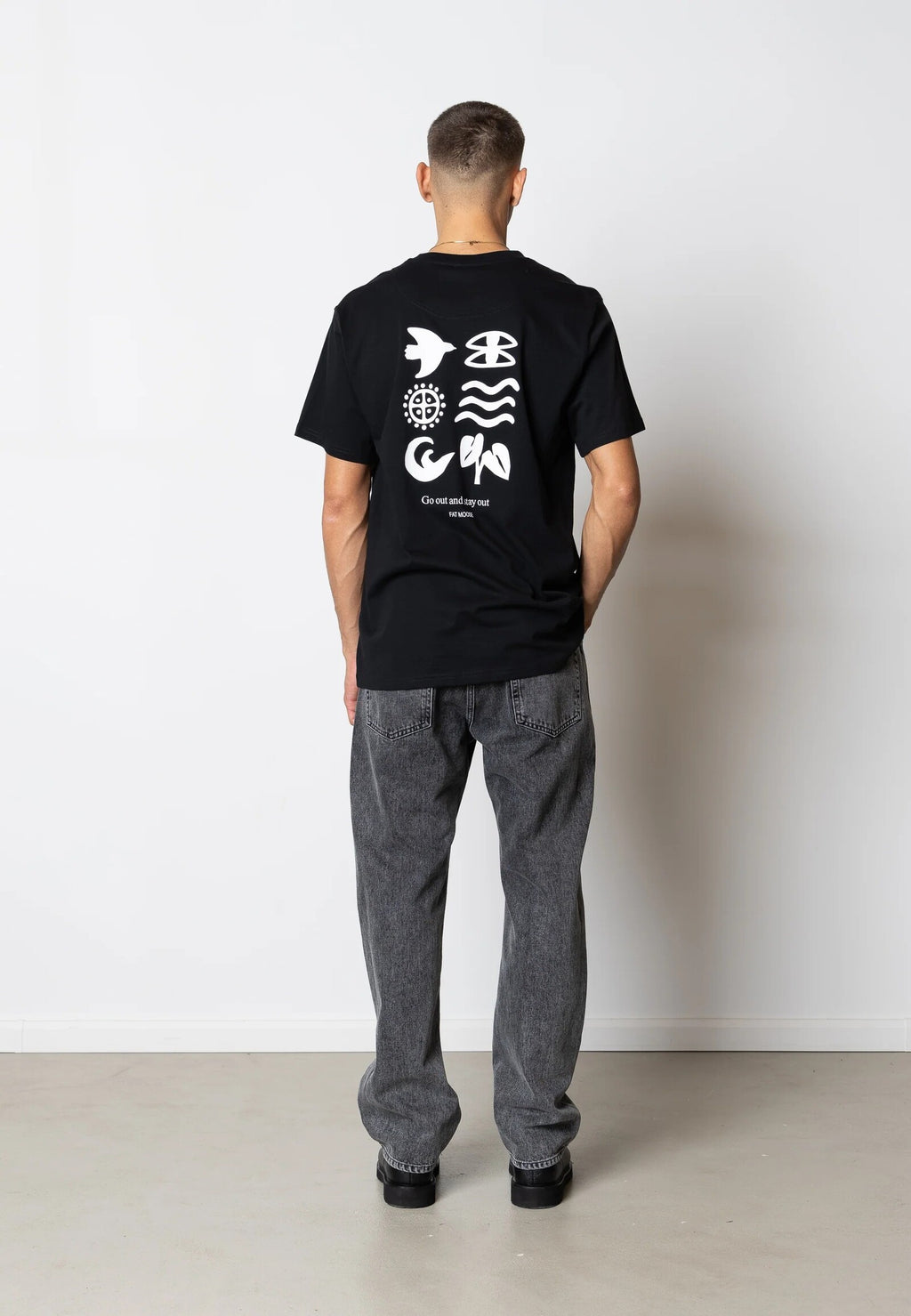 Camiseta Fat Moose Lutz T-shirt Black