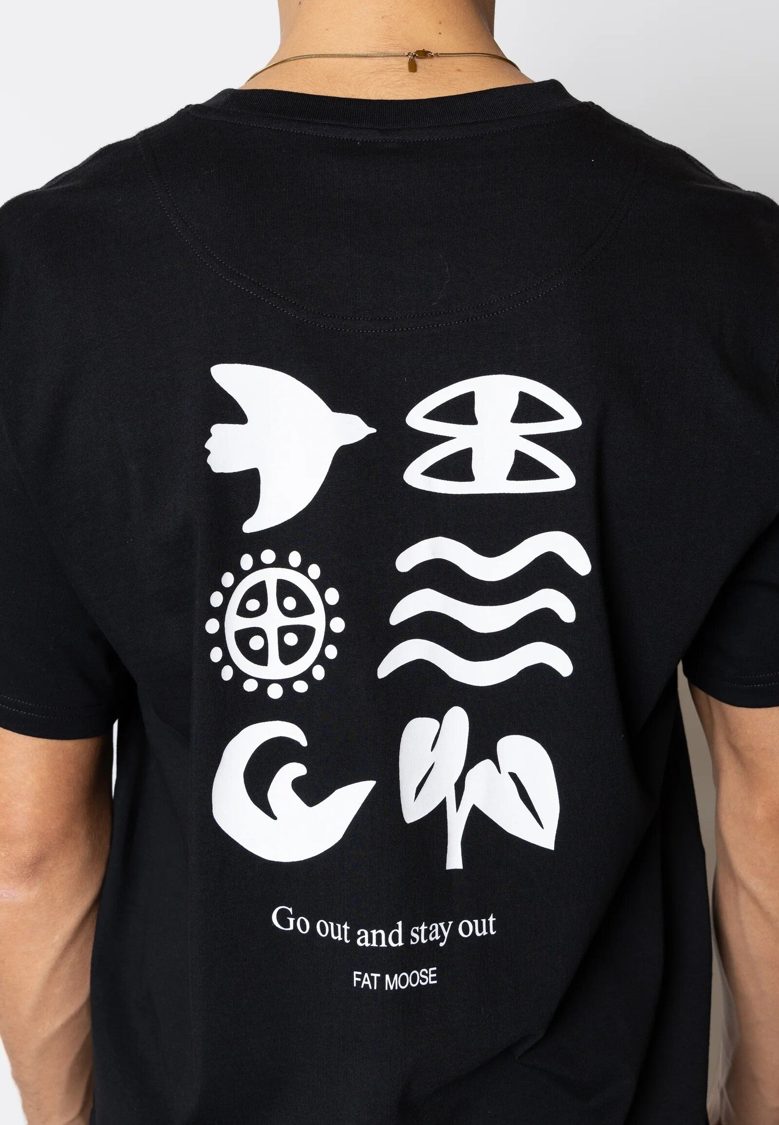 Camiseta Fat Moose Lutz T-shirt Black