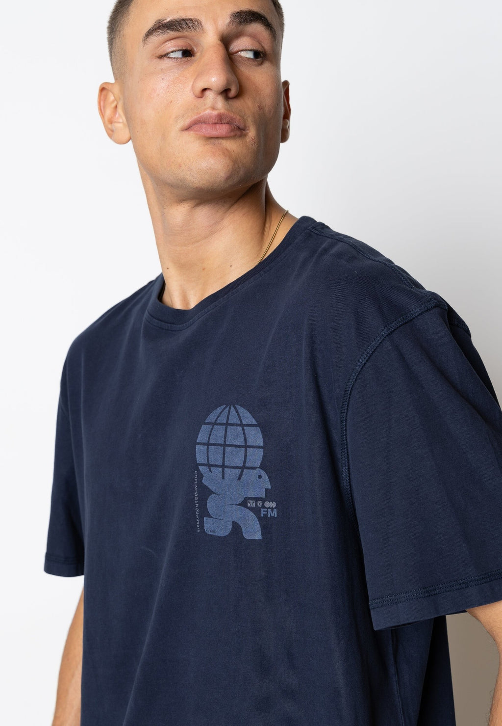 Camiseta Fat Moose Blaze T-shirt Navy