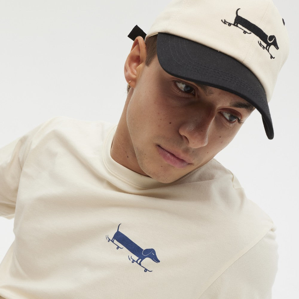 Camiseta Hydroponic Dachsund Cream