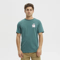 Camiseta Hydroponic Promised Land Teal Green - Roundtrip