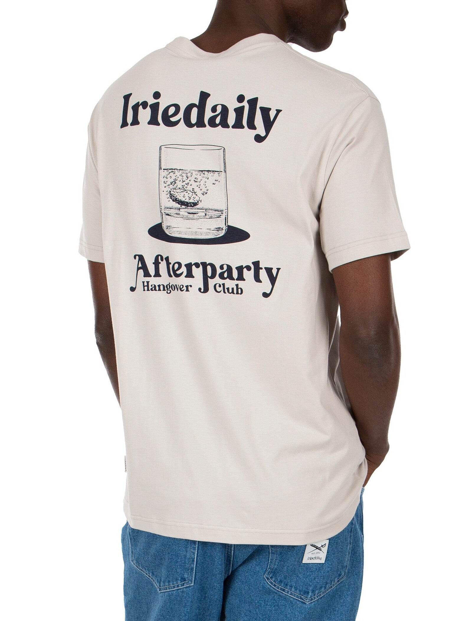 Camiseta Iriedaily Hangover Club Tee Cloud Grey