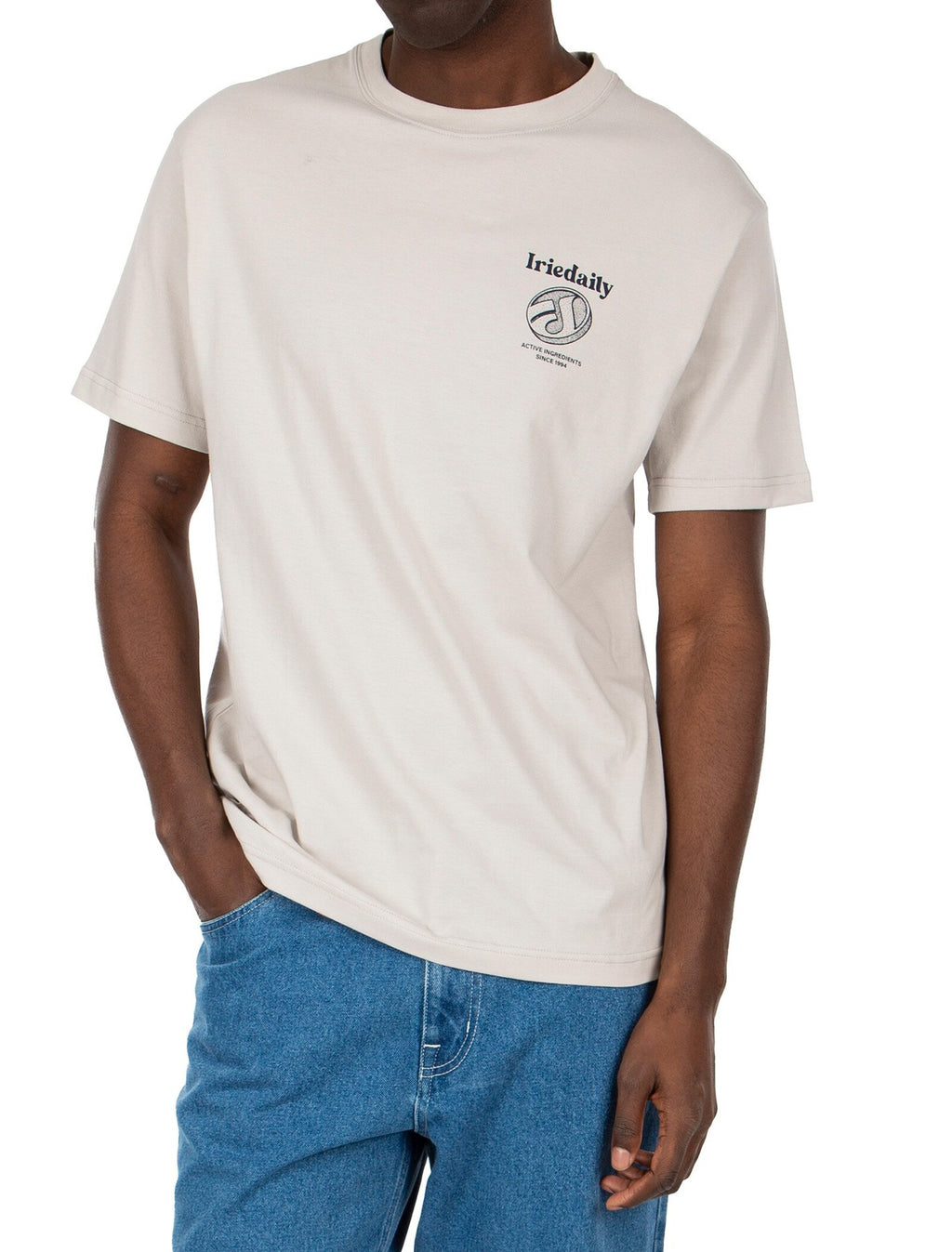 Camiseta Iriedaily Hangover Club Tee Cloud Grey