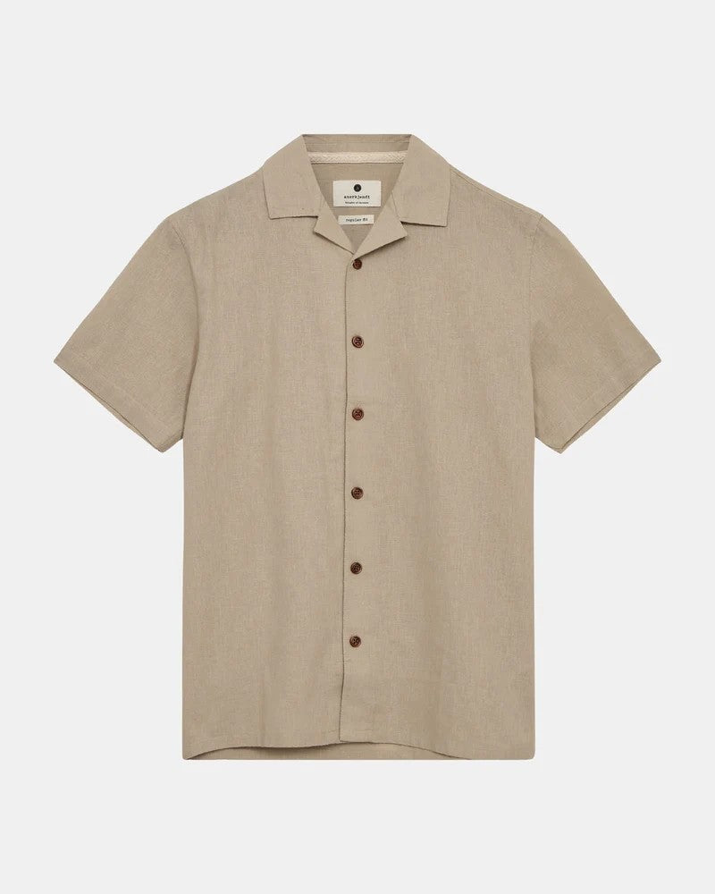 Camisa Anerkjendt Akleo SS Feather Grey