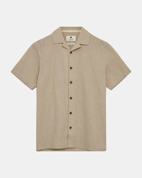 Camisa Anerkjendt Akleo SS Feather Grey