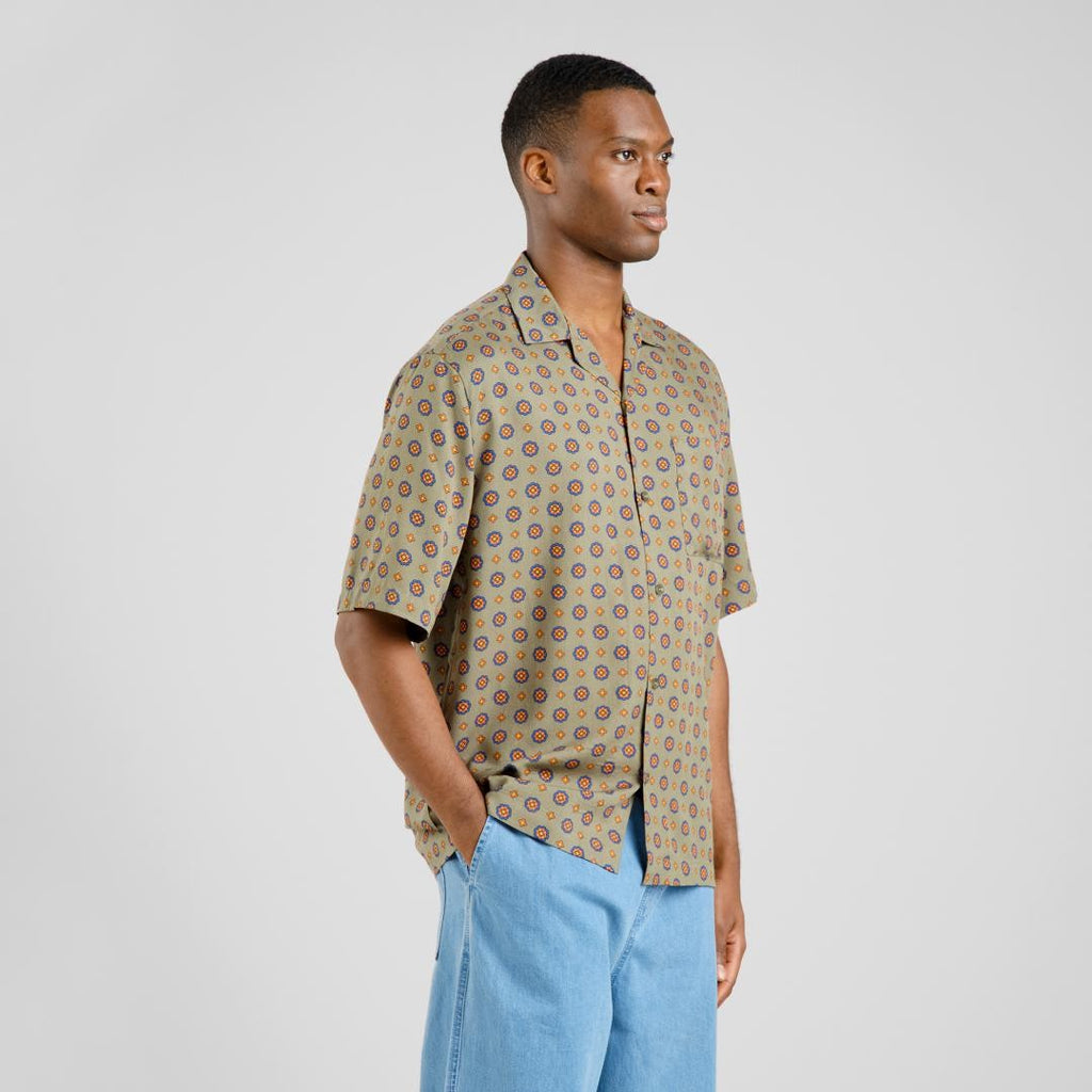 Camisa Dedicated Marstrand Medallion Dusty Green